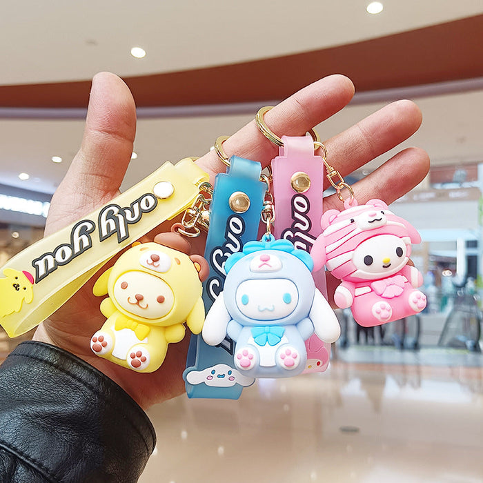 Wholesale Animal Hat Doll Keychain JDC-KC-KuangK008