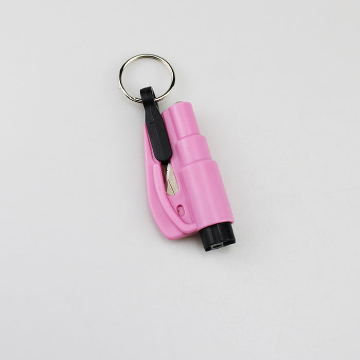 Wholesale Pink Plastic Car Emergency Hammer Window Breaker Safety Escape Tool For Resale
