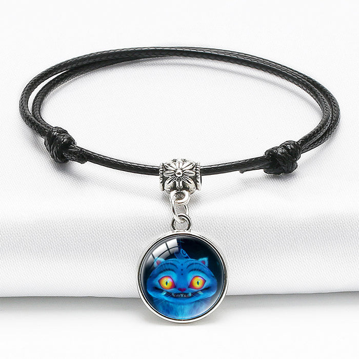 Wholesale KPOP Cute Cartoon Crystal Multi-Color Adjustable Bracelet