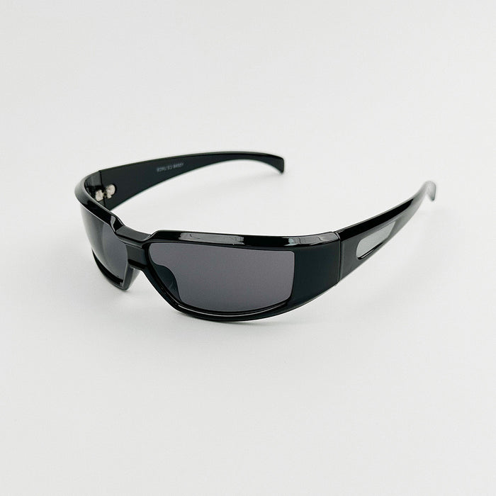 Wholesale Sunglasses Square Reflective Silver Frame Glasses