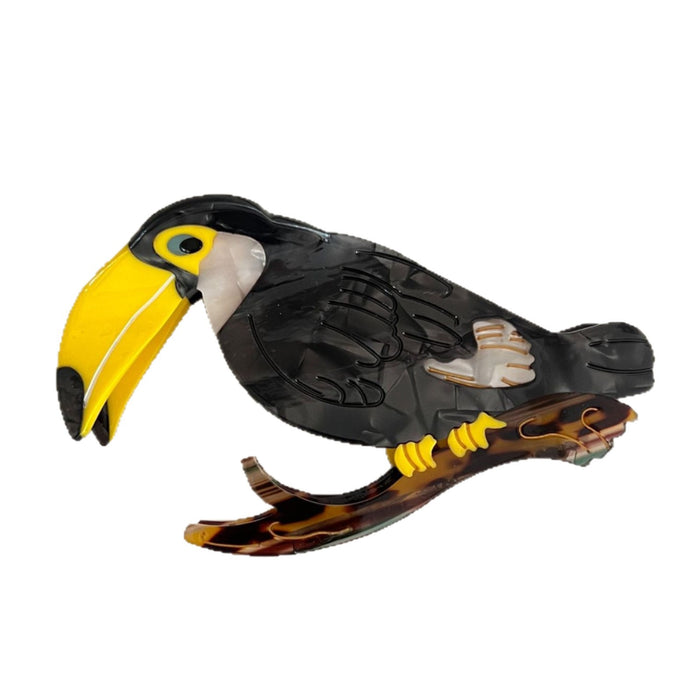 Wholesale Bird acetate clip woodpecker hairpin peacock animal hairpin creative all-match large shark clip hair accessories