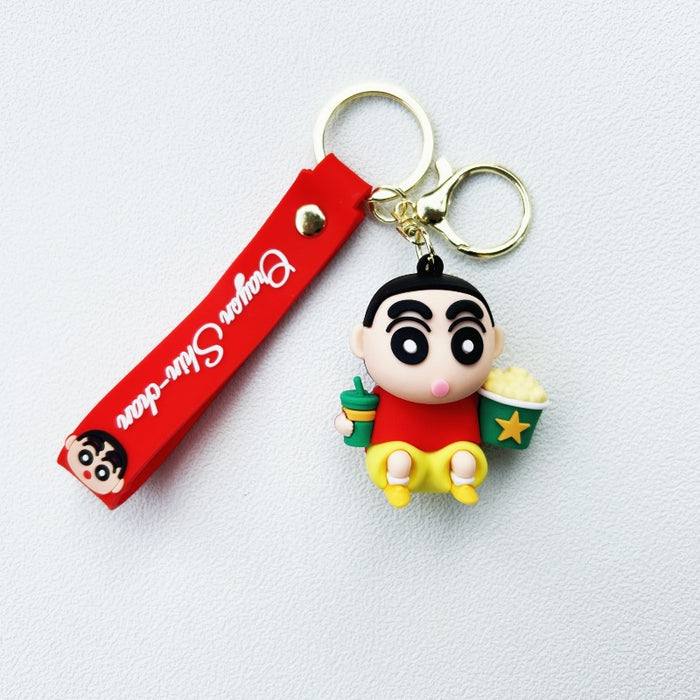 Wholesale PVC Cartoon Doll Keychain JDC-KC-WuYi037