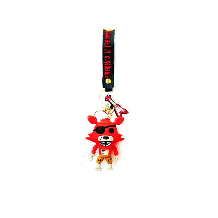 Wholesale Cartoon Doll Silicone Keychain (F) JDC-KC-Chongli011