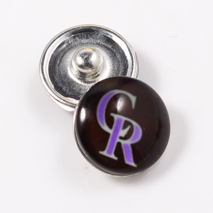 Wholesale 10 pairs/ pack 18mm Ice Hockey Team Button