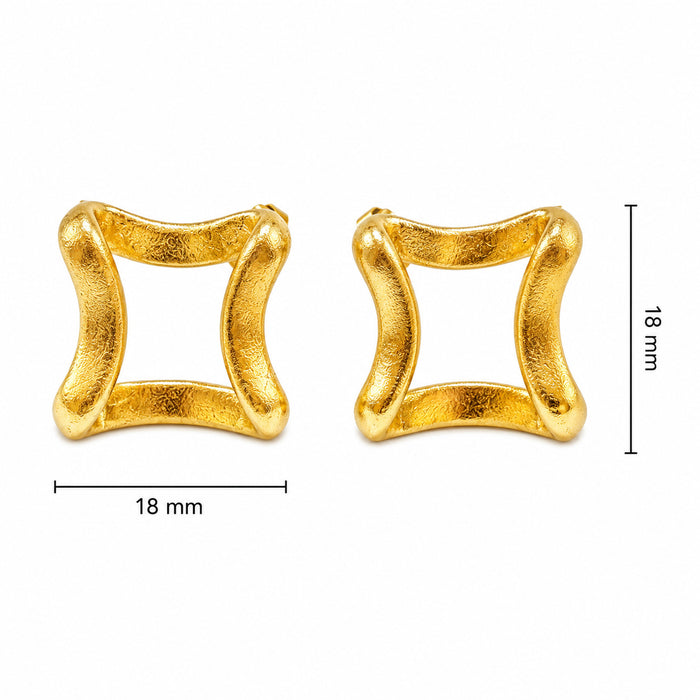 Wholesale stainless steel earrings,  star-shaped five-pointed star niche design earrings,  fashionable and unique stud earrings.