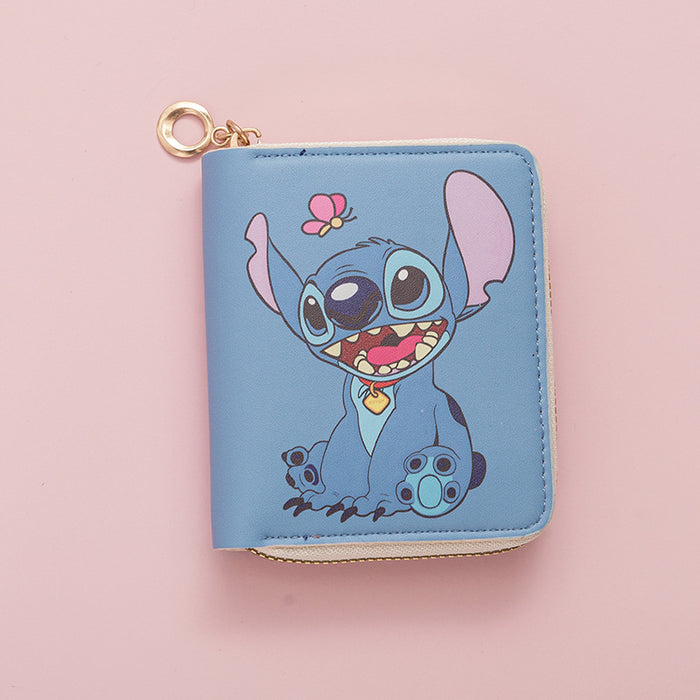 Wholesale Wallet Short Zipper Student Cartoon  Wallet Coin Purse Card Holder