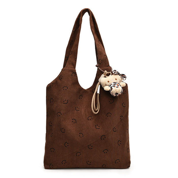 Wholesale New casual and relaxed fashion striped tote bag with large capacity commuting armpit bag