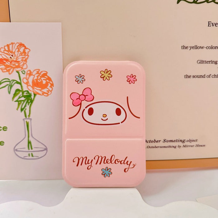 Wholesale Cartoon portable makeup mirror portable small mirror desktop folding mirror student dormitory HD dressing mirror