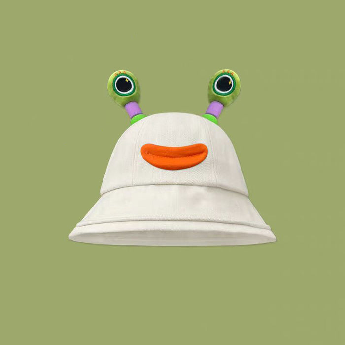 Wholesale Cute sunscreen basin hat, new cartoon fisherman hat