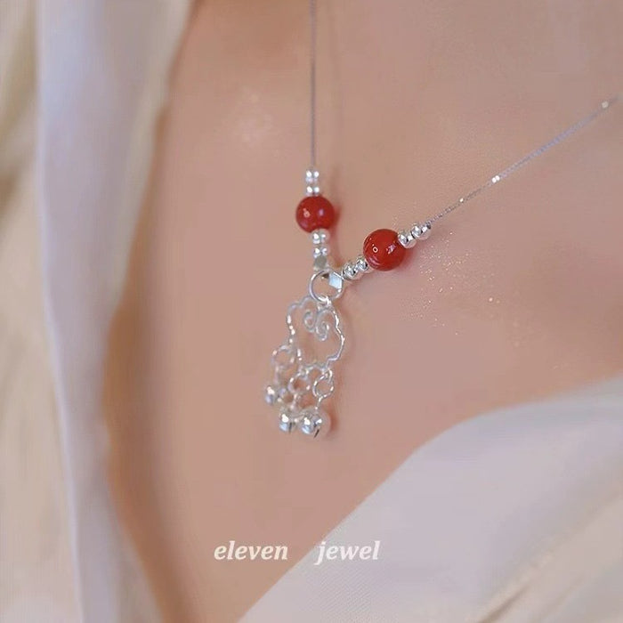 Wholesale Necklace, bell, Ruyi lock, niche temperament necklace