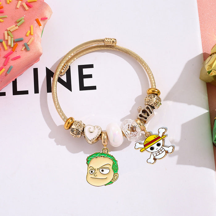 Wholesale Beaded Bracelet with Pendant Fashion Jewelry Accessory Boutique Resale Gift MOQ≥2