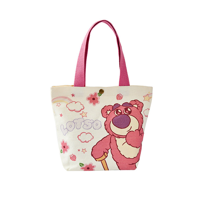 Wholesale Canvas Bag PortableLunch Bag Cartoon Students Office Workers Bring Food Picnic Lunch Bag JDC-HB-YiSheng001