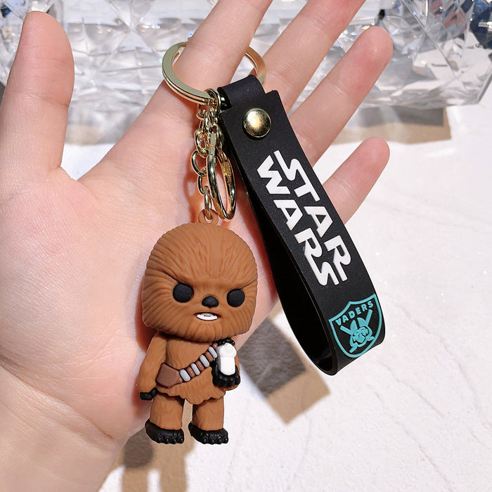 Wholesale Cartoon Silicone Doll Keychain JDC-KC-QiChao014