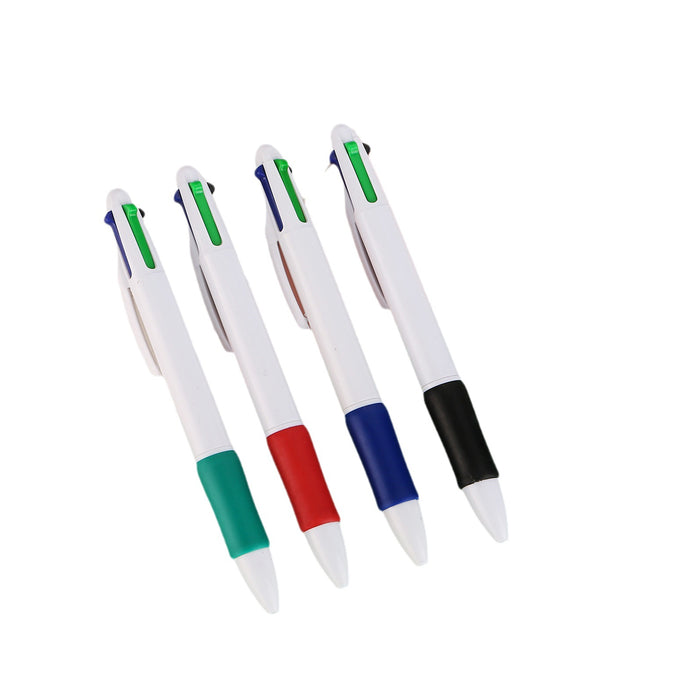 Wholesale Creative simple four-color ballpoint pen multi-color touch pen multi-functional four-color pen practical business office stationery