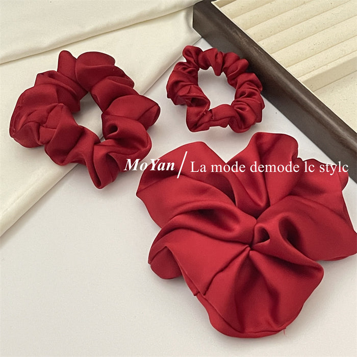 Wholesale New Year's red large intestine festival hair band hair rope headdress