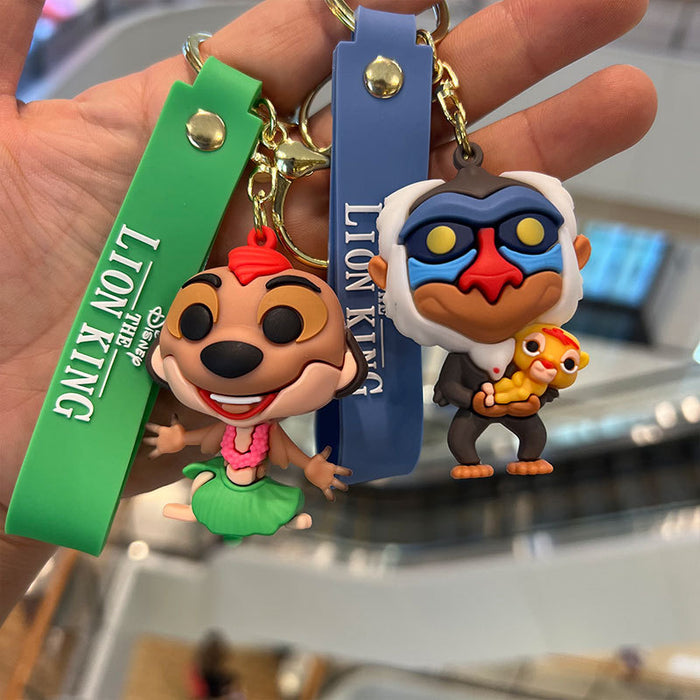 Wholesale Cute Lion King Cartoon PVC Keychains JDC-KC-MiaoY067