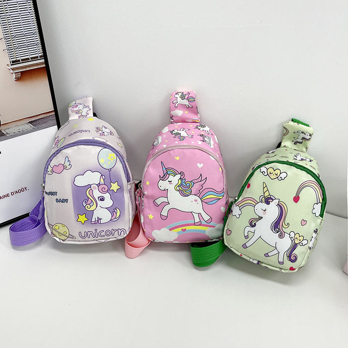 Wholesale Chest bag cross-border fashionable printed fashionable cute change shoulder bag