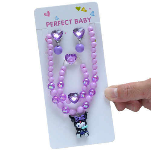 Wholesale Sweet Children Princess Jewelry Beaded Necklace