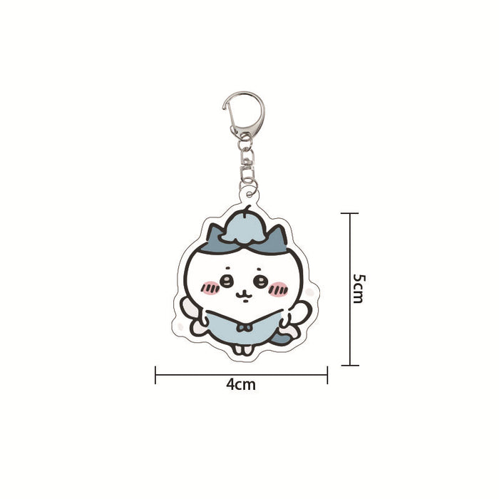 Wholesale  Cartoon Keychain Acrylic  Schoolbag Pendant