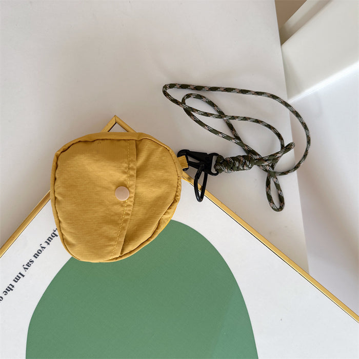 Wholesale New neck hanging small bag, trendy children's baby accessory bag, stylish headphone bag, portable wallet for outdoor use