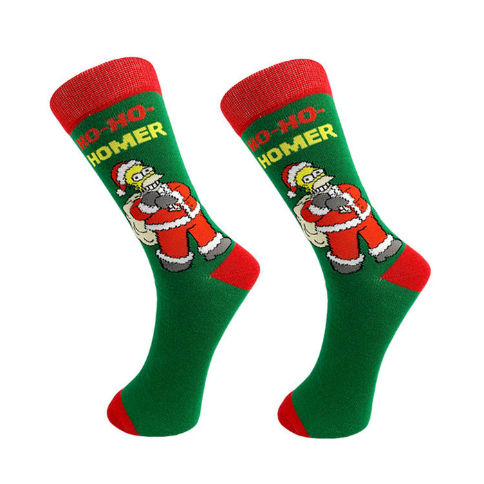 Wholesale Cotton Cartoon Tube Socks JDC-SK-YiYan009