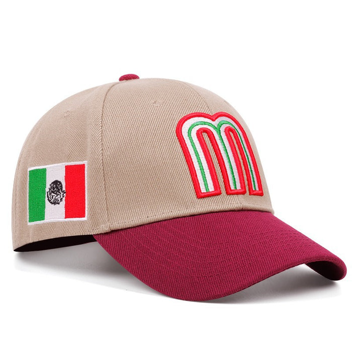 Wholesale M Letter Embroidered Cotton Baseball Cap JDC-FH-AiZ001