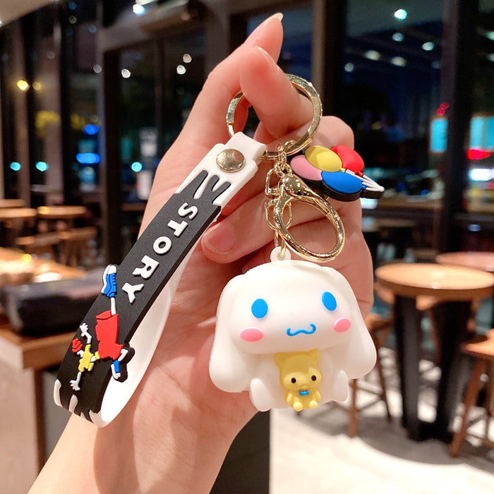 Wholesale PVC Cartoon Doll Keychain JDC-KC-YiD033