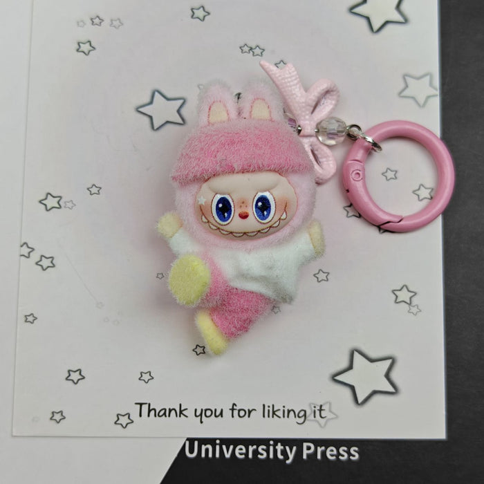 Wholesale Flocked Dancing Doll Keychain