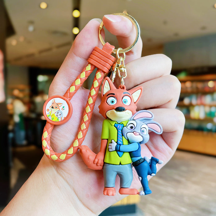 Wholesale Keychain cartoon figurine backpack pendant, car keychain ornament, small gift