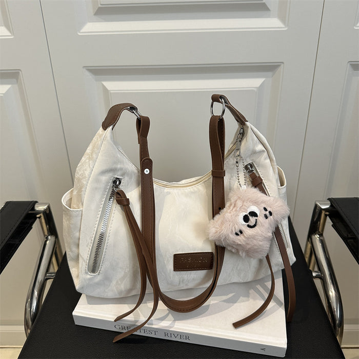 Wholesale New minimalist commuting casual contrasting color fashionable and stylish niche single shoulder crossbody tote bag