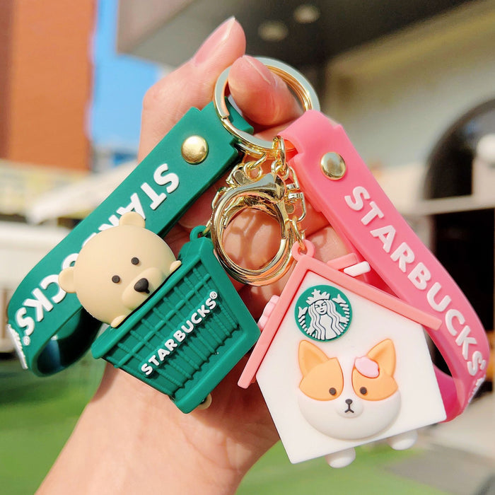 Wholesale Cute Cartoon Doll Silicone Keychain JDC-KC-WC021