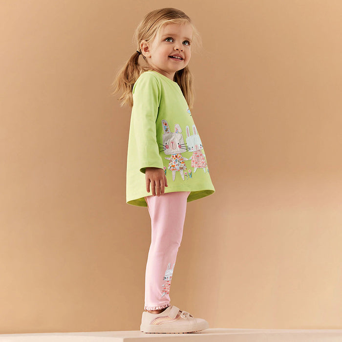 Wholesale Cute Cartoon Applique Embroidery Long Sleeve Children's Suit JDC-CTS-BST042