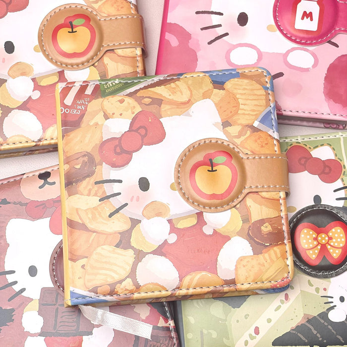 Wholesale M5 Cute Cartoon PU Leather Notebook with Foil Stamping and Laser Print 100 Pages Chic Journal