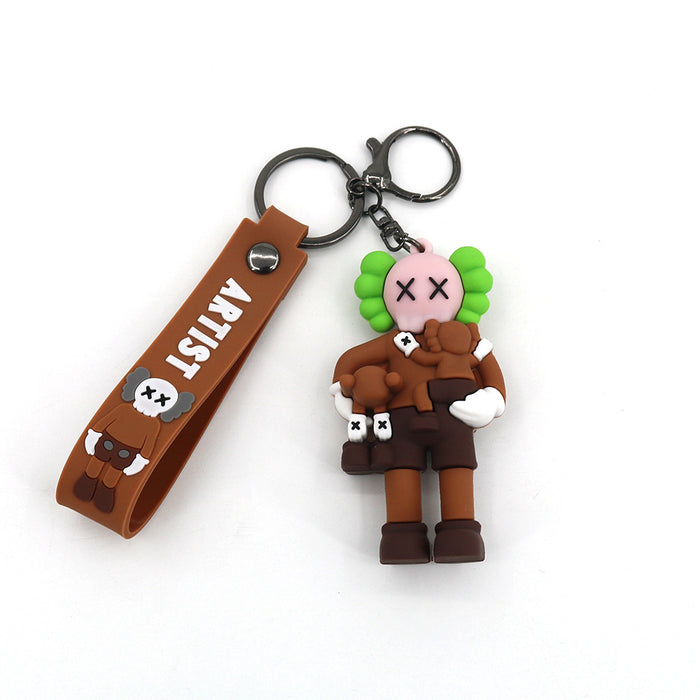 Wholesale Cartoon Couple Pendants Keychains JDC-KC-HaoAn022