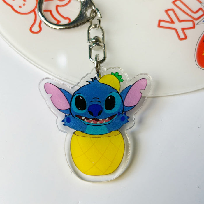 Wholesale Stitch Lilo and Stitch Cute Cartoon Acrylic Keychain JDC-KC-ChuangYin001