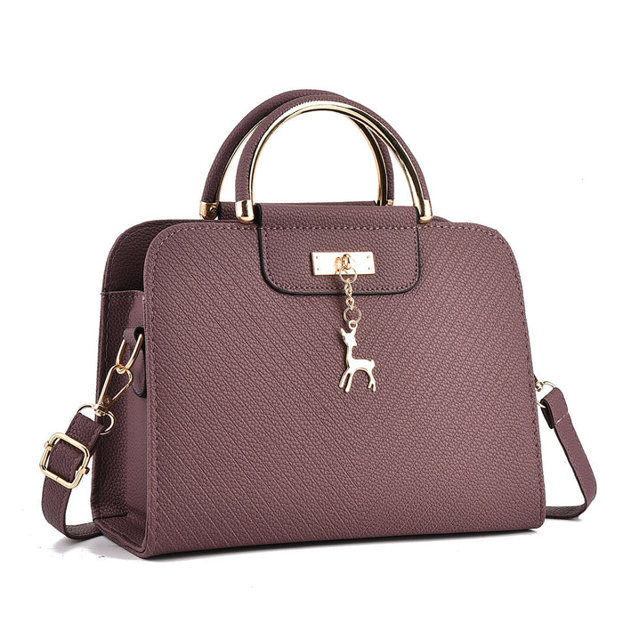 Wholesale Fashion PU Embossed Crossbody Bag Wine Red Medium Square Gift Resale