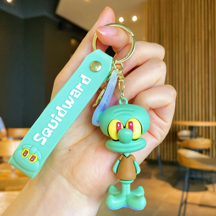 Wholesale Silicone Cartoon Doll Keychain JDC-KC-JiShi001