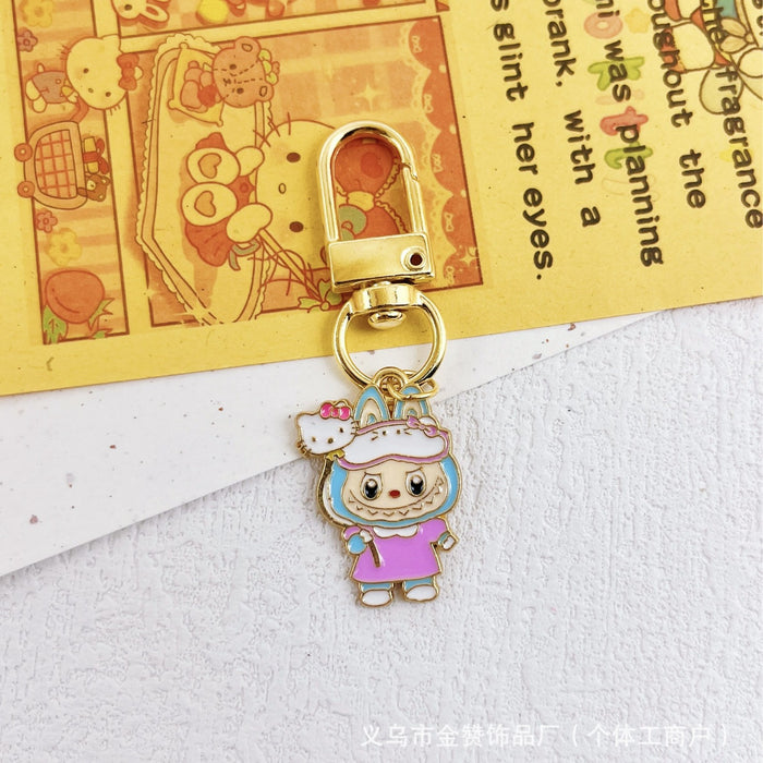 Wholesale Cartoon Couple Keychain Pendant Alloy Fashion Toy Bag Ornament Doll Cute Gift