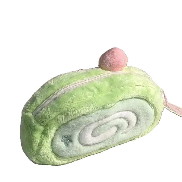 Wholesale Melon Swiss Roll PlushPencil Bag