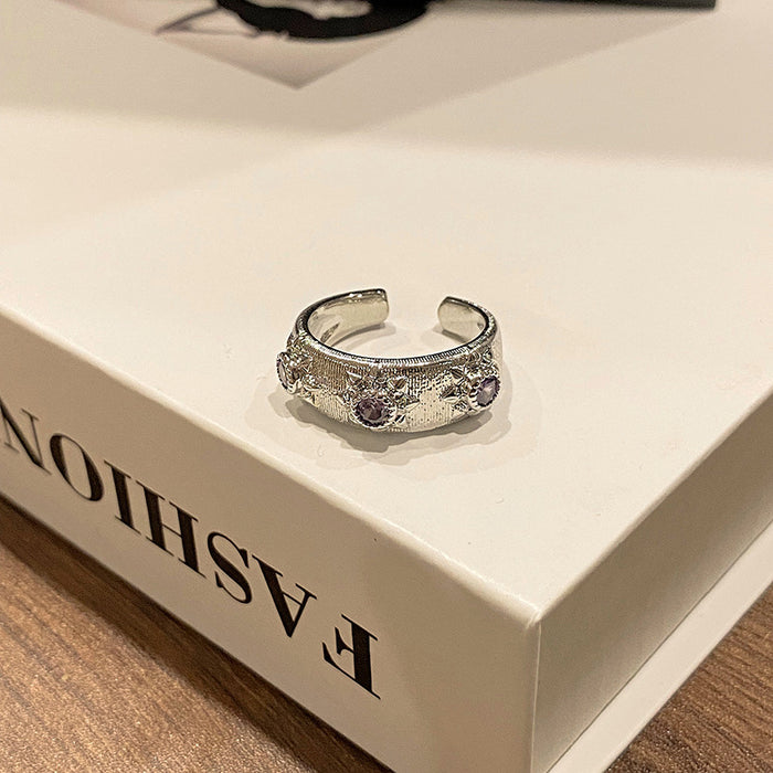 Wholesale Butterfly Open Ring, Fashionable and Personalized Ring, Love Small, High End, Elegant and Light Luxury