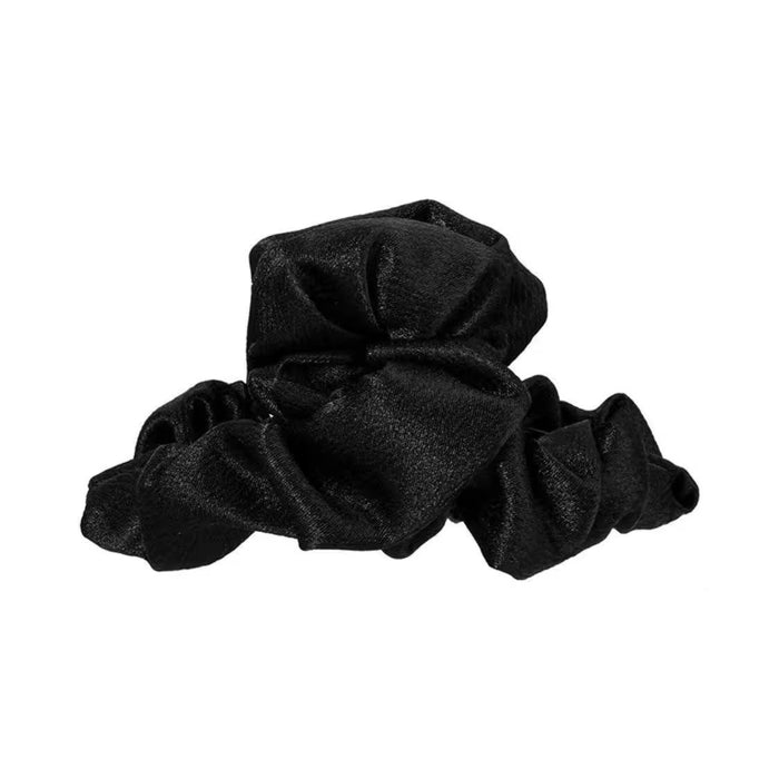 Wholesale Flash pleated grip satin high-end feel, shark clip at the back of the head, simple hair clip, fashionable headwear