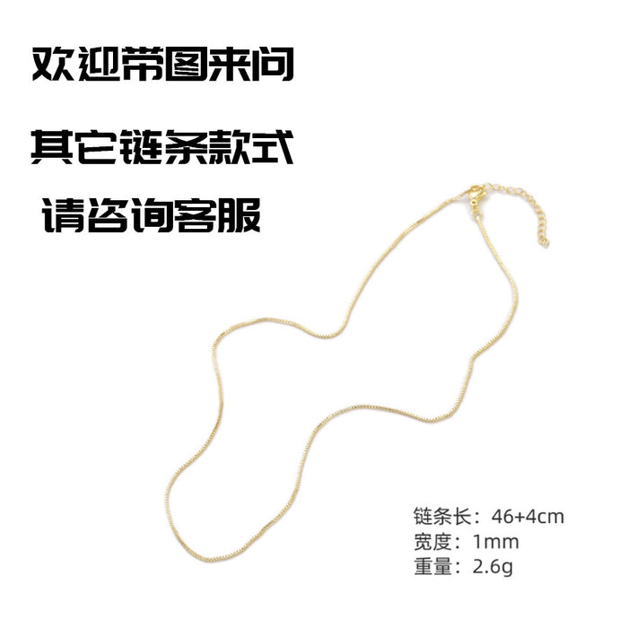 Wholesale Simple Star Moon Oil Drop Necklace JDC-PT-YJ013