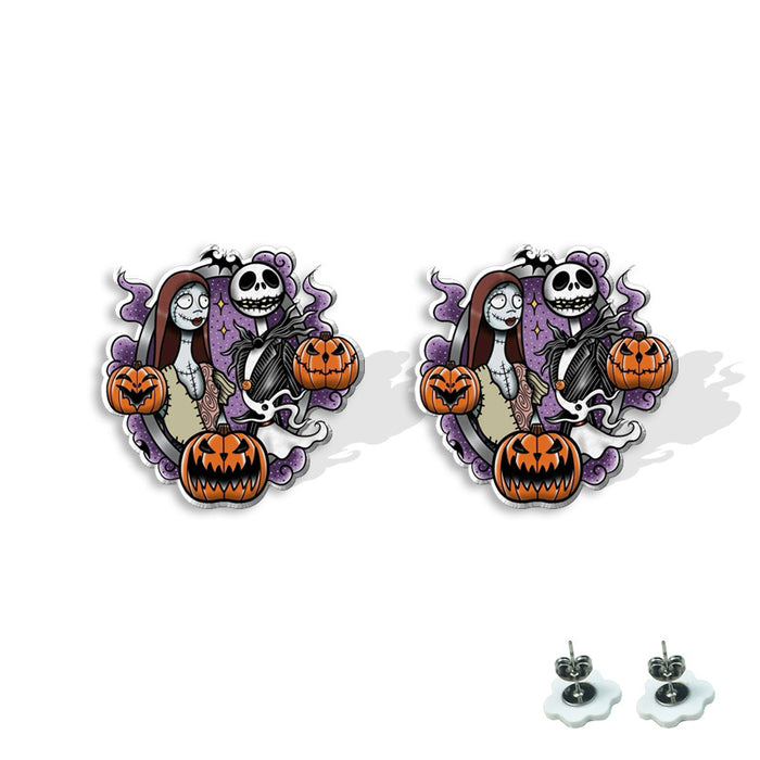 Wholesale  earrings heat shrink earrings acrylic earrings