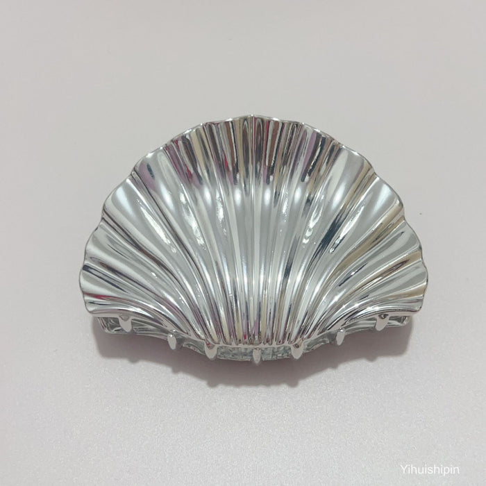 Wholesale Metal Shell Shape Large Shark Clip Hairpin Women's Personalized Hair Grab Clip