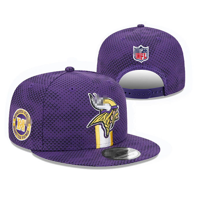 Wholesale Outdoor Sun Protection Sun Hat  Embroidered Flat Hat Football Team Hat