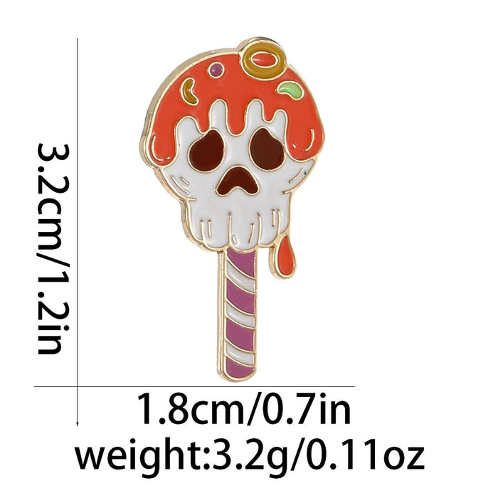 Wholesale Alloy Enamel Ghost Brooch Set Trendy Unisex Fashion Accessory
