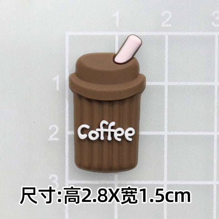 Wholesale 10pcs Capybara soft rubber decoration handmade DIY accessories mobile phone case slippers buckle cup stickers