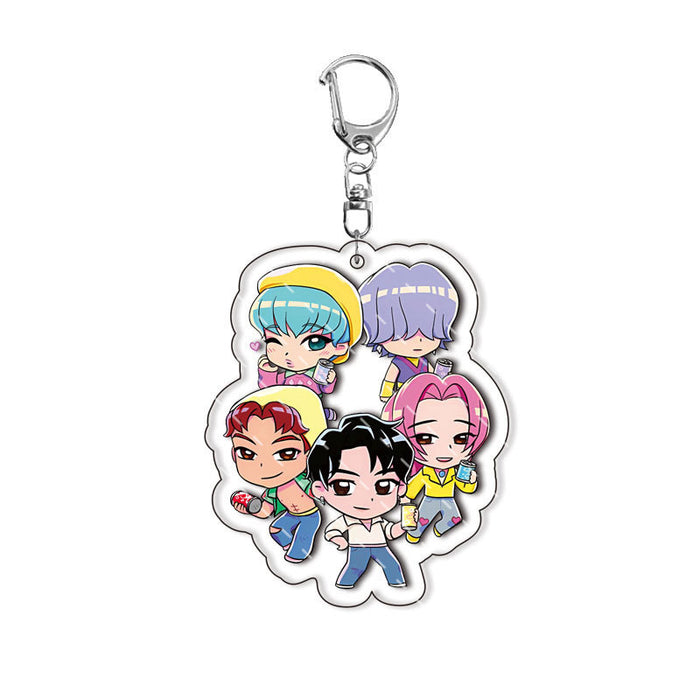 Wholesale Kpop Anime peripheral cute keychain