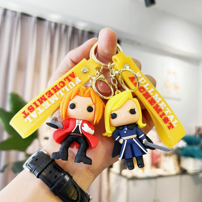 Wholesale PVC Cartoon Silicone Keychain JDC-KC-WuYi100