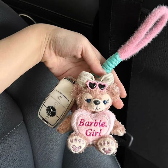 Wholesale Handmade Doll Bag Gift Bear Plush Car Keychain Pendant